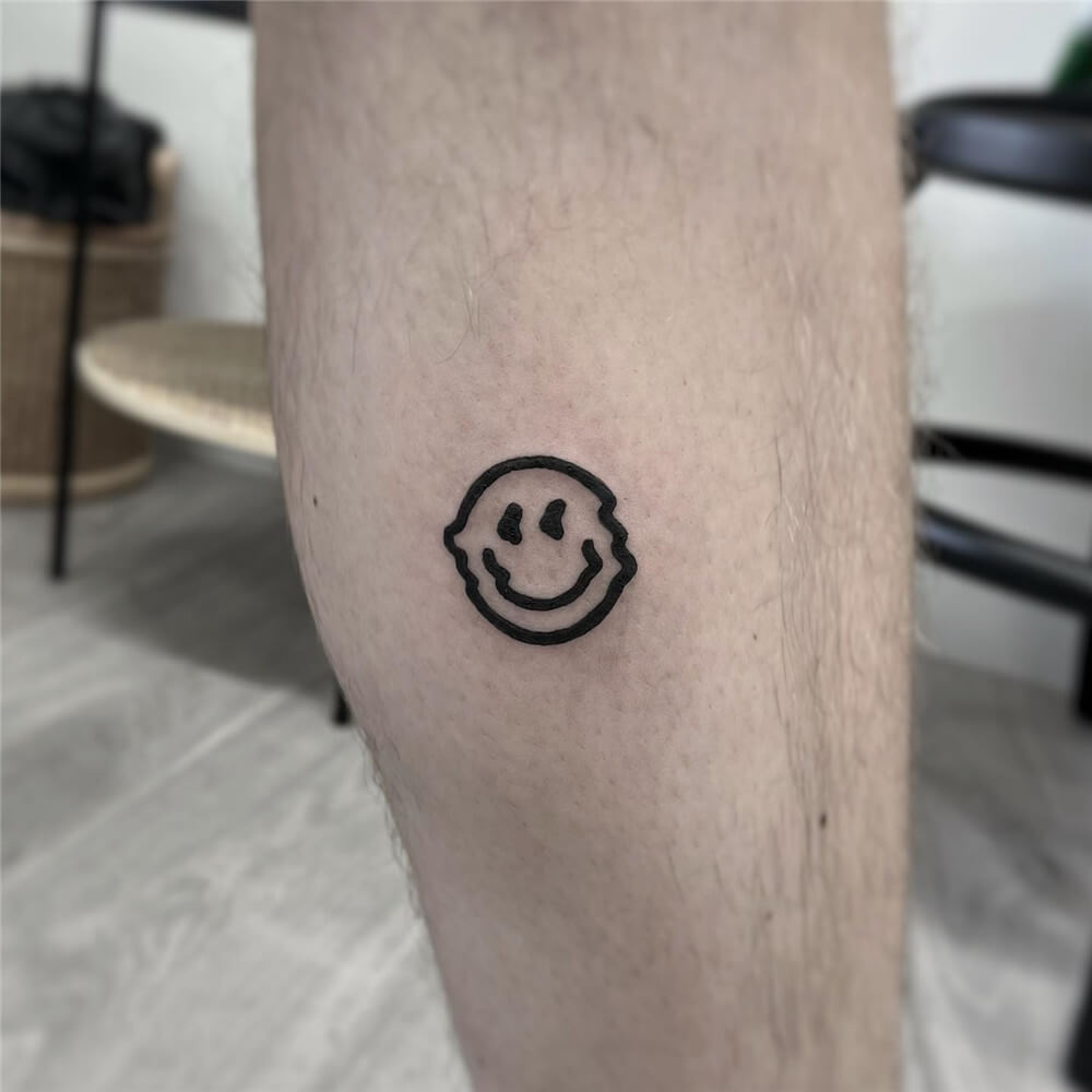 Image result for smiley face tattoo | Smiley face tattoo, Face tattoos, Smile  tattoo